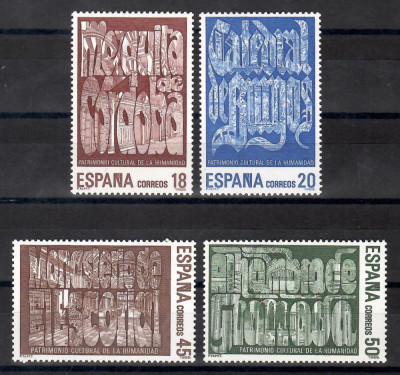 Spania 1988 - Patrimoniul Mondial UNESCO, MNH foto