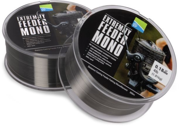 Fir PRESTON Extremity Feeder Mono, Clear, 2.27kg-5lbs, 0.20mm, 300m