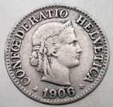 1.328 ELVETIA 10 RAPPEN 1906 B