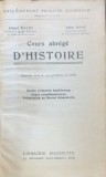 Cours abrege d histoire (Scurt curs de istorie- carte veche in franceza)- Albert Malet/ Jules Isaac