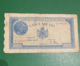 Bancnota 5000 lei 15 decembrie 1944 serie 0896405