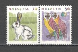 Elvetia.1991 Animale DH.146, Nestampilat