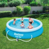 Piscina Bestway Fast Set 366 x 76 cm, 57274, 5377L, cu pompa de filtrare inclusa