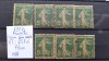1907 Franta semanat.Y.T.137d -7 val.-MH, Stampilat