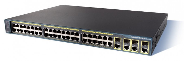 Switch Full Gigabit Cisco Catalyst WS-C2960G-48TC-L 48-Port 10/100/1000 Gigabit Layer 2