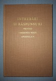 Intrebari si Raspunsuri Credinta Noua Apostolica - Editura Kitchener 1970, Carte Crestinism