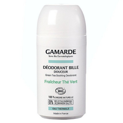 Deodorant Bio Roll-On, Gamarde, Aroma de Ceai Verde, cu Ulei de Argan, fara Aluminiu, 50ml foto