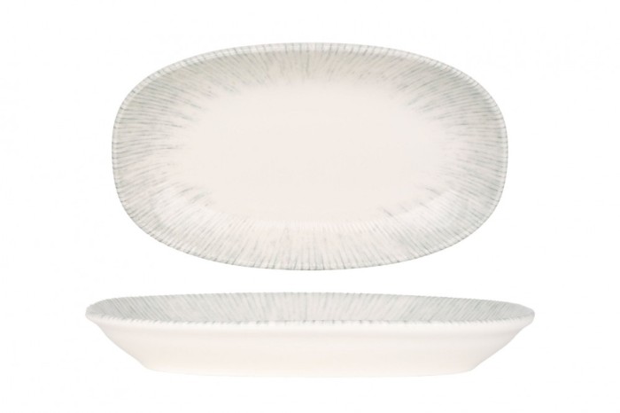 Bonna Placa de service - Iris - Por&Aring;&pound;elan - 24x14 cm - set de 2