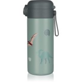 Zopa Thermo Bottle with Silicone Holder and Drinking Spout termos cu pai Dino 350 ml