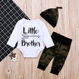 Compleu pentru baietei cu pantalonasi army - Little Brother (Marime