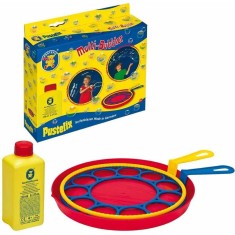 Jucarie baloane de sapun cu 2 inele 18 cm si 250ml solutie baloane de sapun Multi-Bubbler Pustefix Bubble Toys STPX580 foto