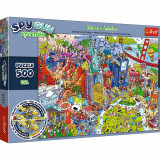 PUZZLE TREFL 500 SPY GUY OBIECTE PIERDUTE IN USA SuperHeroes ToysZone