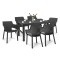 Set mobilier de grădină Evyon 6+1, grafit