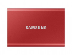 SSD Extern Samsung T7 500GB USB 3.2 2.5 inch Metallic Red foto