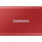 SSD Extern Samsung T7 2TB USB 3.2 2.5 inch Metallic Red