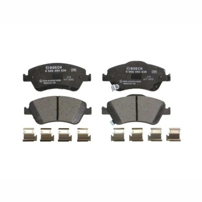 Set Placute frana punte fata BOSCH, Toyota Auris (E15), 10.2006-09.2012, Corolla sedan, E15, 2006-2013 foto
