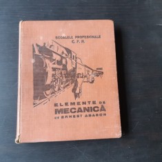 ELEMENTE DE MECANICA - ERNEST ABASON foto
