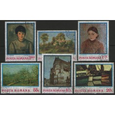 Romania 1974 - Reproduceri de artă - Impresionismul, serie stampilata