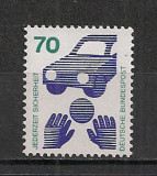 Germania.1973 Prevenirea accidentelor MG.322, Nestampilat