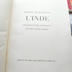 L'Indie - Martin Hurlimann Colectia Orbis Terrarium 1928