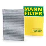 Filtru Polen Carbon Activ Mann Filter CUK3037, Mann-Filter