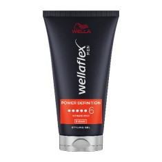 Gel pentru par cu grad de fixare 6 Men Power Definition Wellaflex, 150ml, Wella