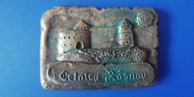 M3 C3 - Magnet frigider - tematica turism - Rasnov - Romania 5 foto