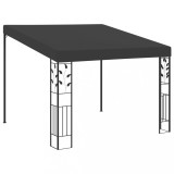 Pavilion de perete, antracit, 3 x 3 x 2,5 m GartenMobel Dekor, vidaXL