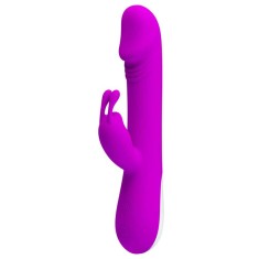 Robert - Vibrator iepuraș, mov, 21 cm