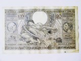 Belgia 100 Francs 1943,bancnota din imagini la cel mai mic preț