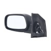Oglinda exterioara Toyota Corolla (E12) 01.2002-12.2003 Partea Stanga Crom Convex Manuala Prin Cablu Fara Incalzire, carcasa neagra, model Japonez