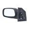 Oglinda exterioara Toyota Corolla (E12) 01.2002-12.2003 Partea Stanga Crom Convex Manuala Prin Cablu Fara Incalzire, carcasa neagra, model Japonez
