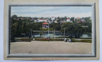 Caracal Vedere din Parcul orașului, 1913 foto