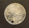 Moneda Romania - 50 Bani 1910 - Argint