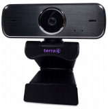 Camera Web TERRA Webcam JP-WTFF-1080HD, Full HD (1920 x 1080), 2 MP, 30 fps, Microfon, USB (Negru)