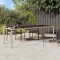 vidaXL Masă de grădină pentru dining Bej 250 x 100 x 75 cm Rattan poli 362557