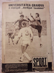 Revista Sport nr 11 din 1981 foto