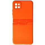 Husa Silicon Samsung Galaxy A22 5G, Model Pumpkin, High Copy - Protectie Telefon Premium
