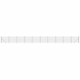 Cumpara ieftin Gard plasa de sarma cu tarusi de fixare, antracit, 1,4x25 m
