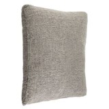 Pernă decorativă pătrată din chenille, bej, 52x52 cm, CMCLASS
