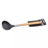 Polonic cu maner de lemn, Accesoriu de Bucatarie Practic si Elegant Caracteristici produs: Handy KitchenServ