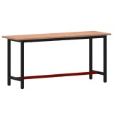 Cumpara ieftin Banc de lucru 180x55x81,5 cm, lemn masiv de fag si metal