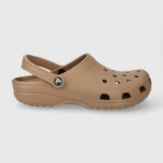 Crocs papuci Classic culoarea maro 10001