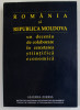 ROMANIA SI REPUBLICA MOLDOVA , UN DECENIU DE COLABORARE IN CERCETAREA STIINTIFICA ECONOIMICA , culegere de NICOLAE BELLI , 2001