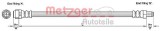 Conducta / cablu frana MERCEDES VANEO (414) (2002 - 2005) METZGER 4110274