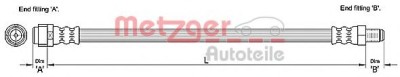 Conducta / cablu frana MERCEDES VITO bus (W639) (2003 - 2016) METZGER 4110276 foto