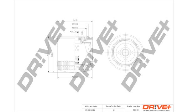 Dr!ve+ DP1110.11.0048 Filtru ulei