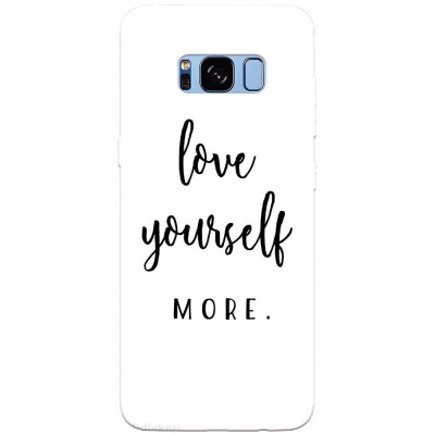 Husa silicon pentru Samsung S8 Plus, Love Yourself More foto