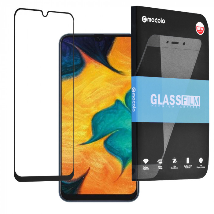 MOCOLO - 3D Folie sticla - Samsung Galaxy A50 / A50s / A30s / A40s / M21 / M31 / M30s - Negru