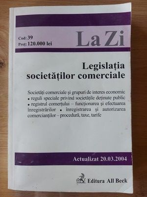 Legislatia societatilor comerciale foto
